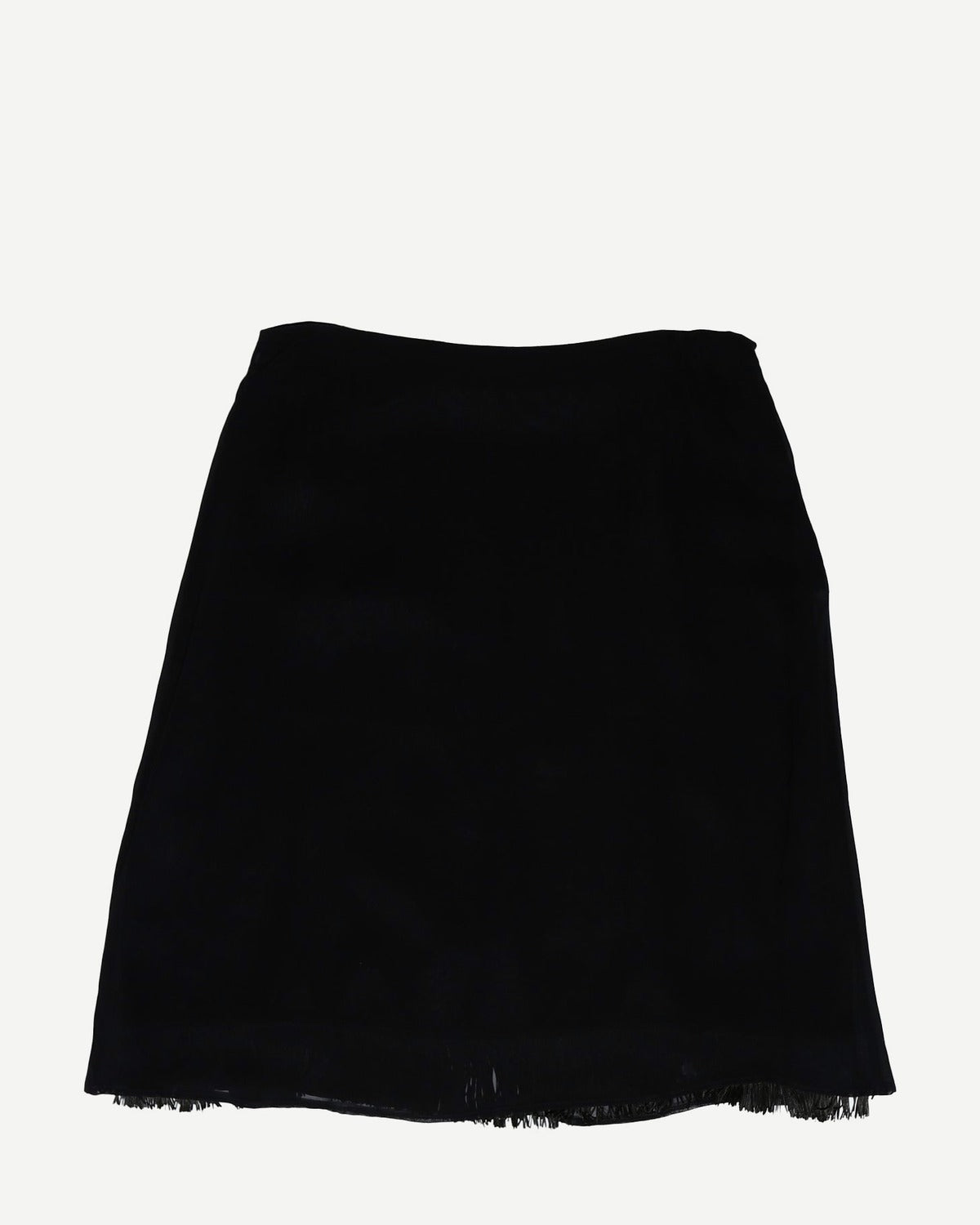 Maison Martin Margiela FW05 Backslit Fringed Skirt