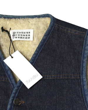 Maison Martin Margiela Artisanal Shearling Vest