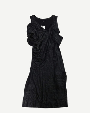 Helmut Lang 2000s Archival Layered Glitter Dress