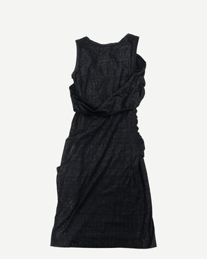 Helmut Lang 2000s Archival Layered Glitter Dress