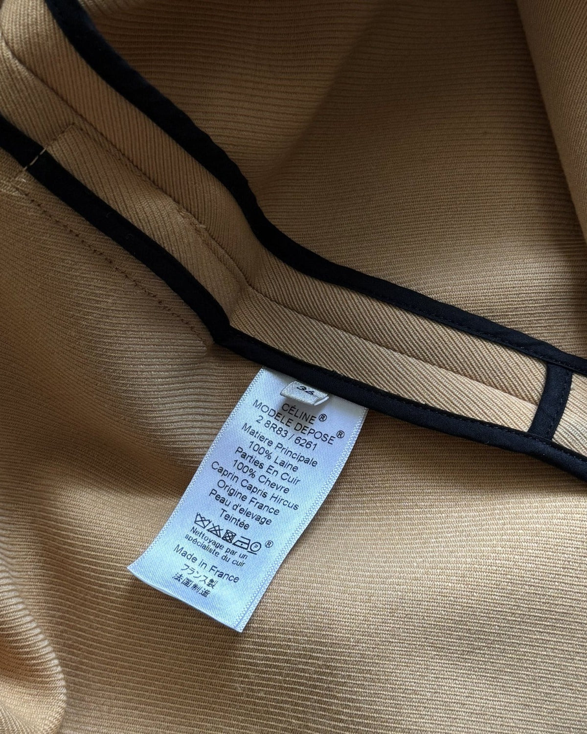 Celine by Phoebe Philo Oversized Suede Storm Flap Trench Coat