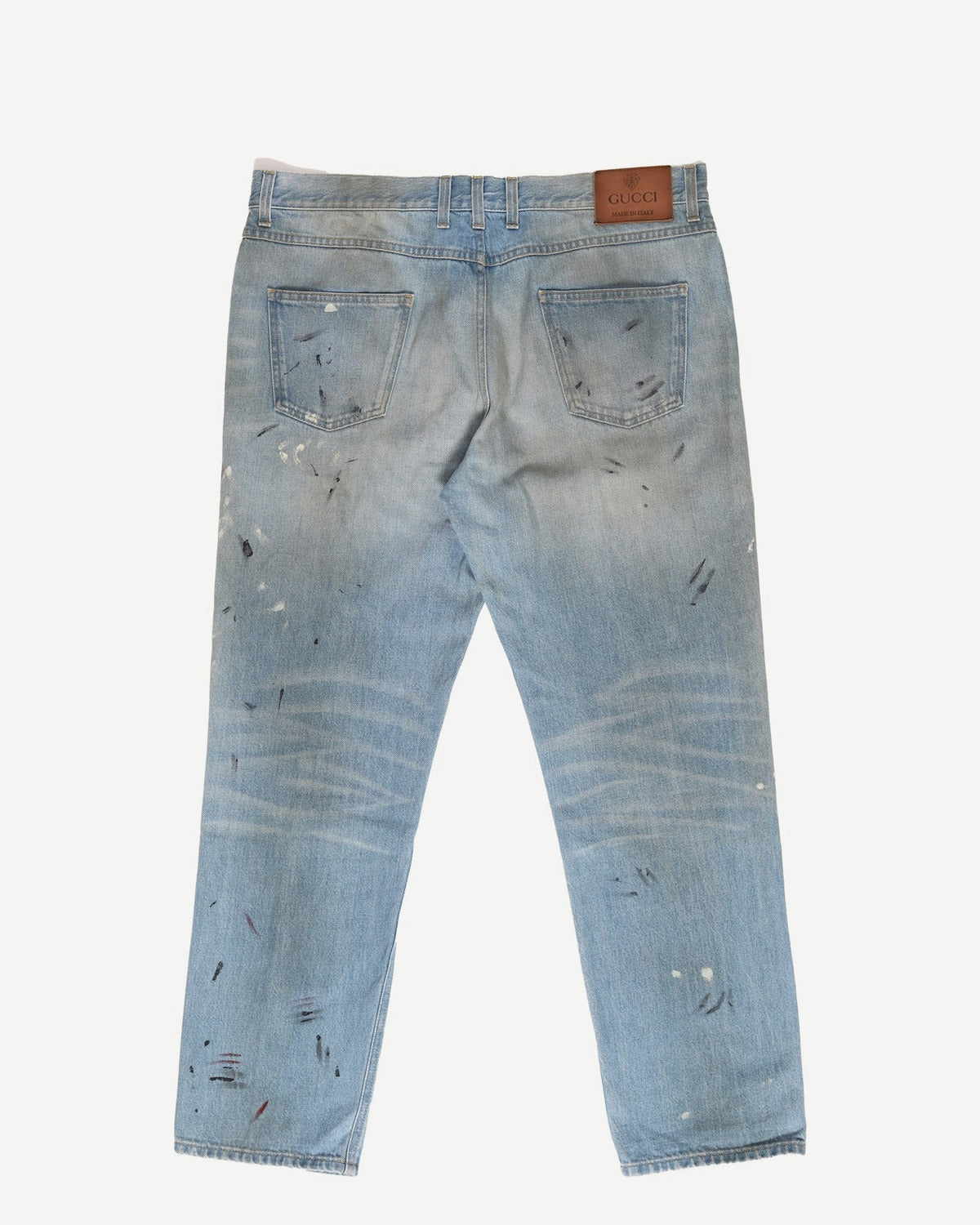 Gucci Bleach Wash Hand Painted 1953 Denim