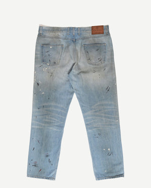 Gucci Bleach Wash Hand Painted 1953 Denim