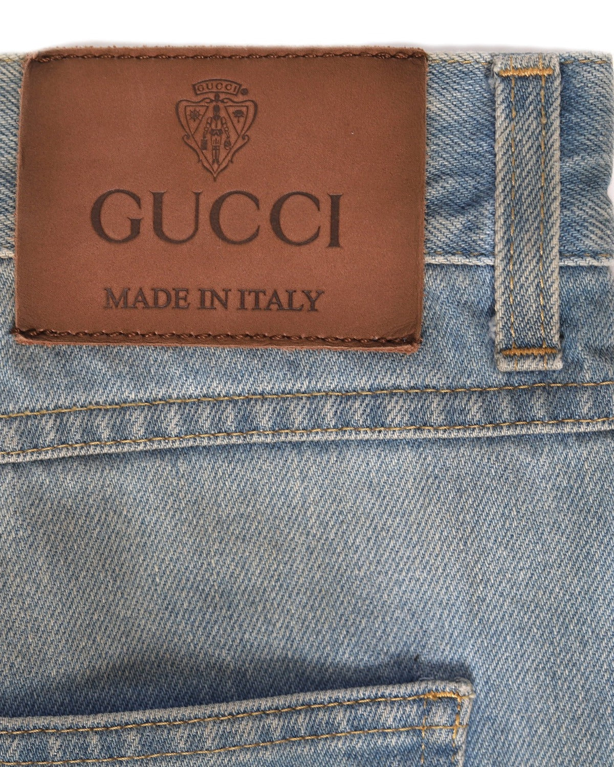 Gucci Bleach Wash Hand Painted 1953 Denim