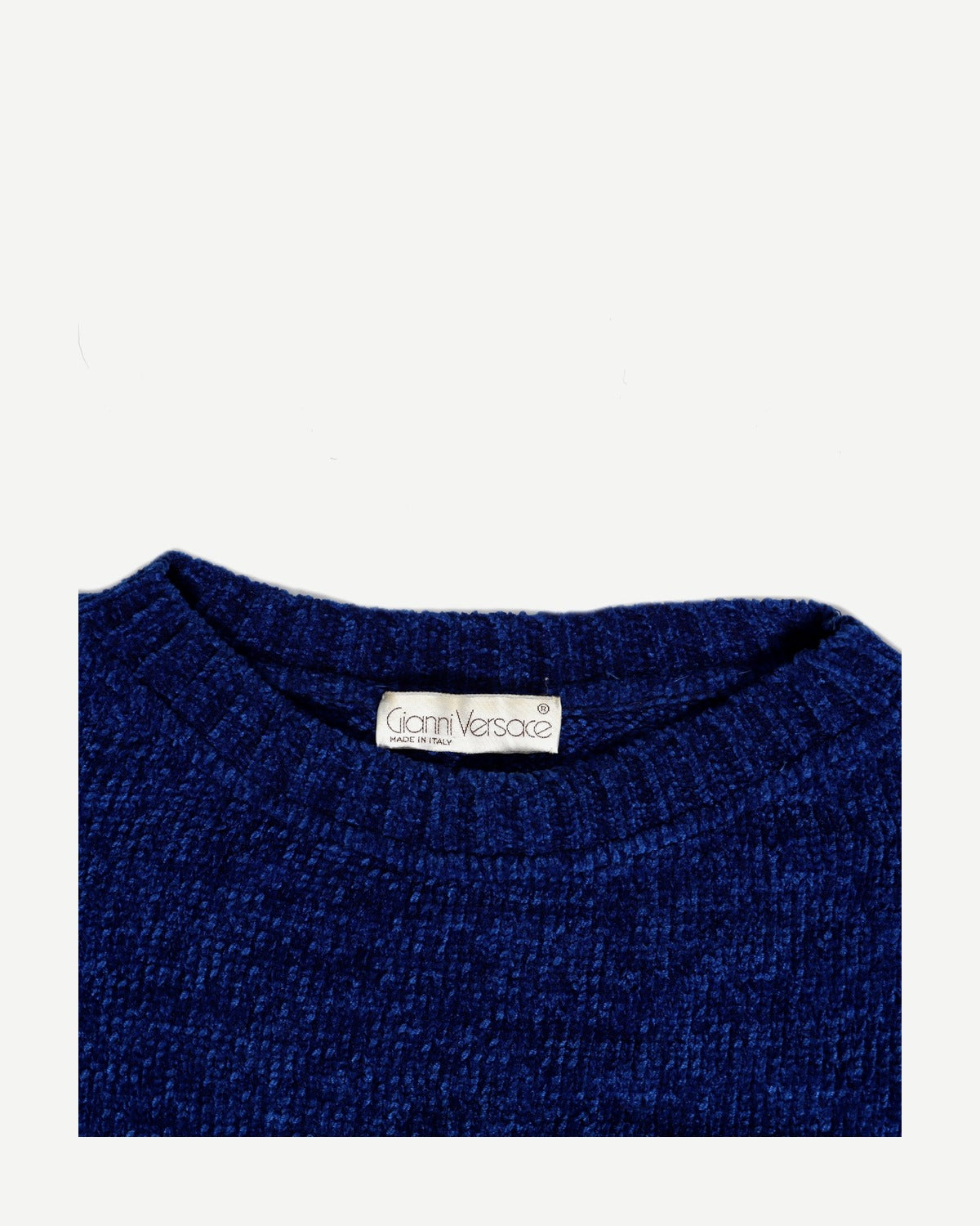 Gianni Versace 80s Geometric Knit Sweater