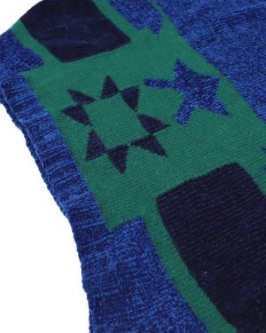 Gianni Versace 80s Geometric Knit Sweater