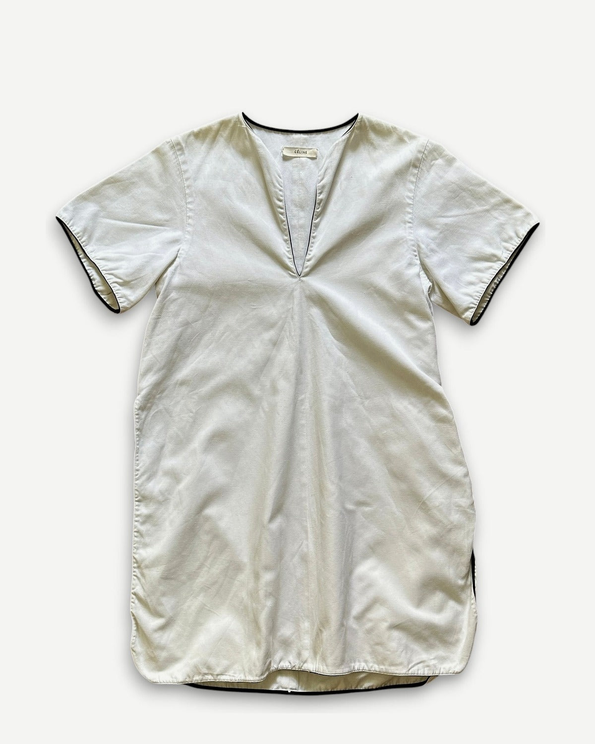 Celine by Phoebe Philo SS11 Vareuse Contrast Trimmed Dress