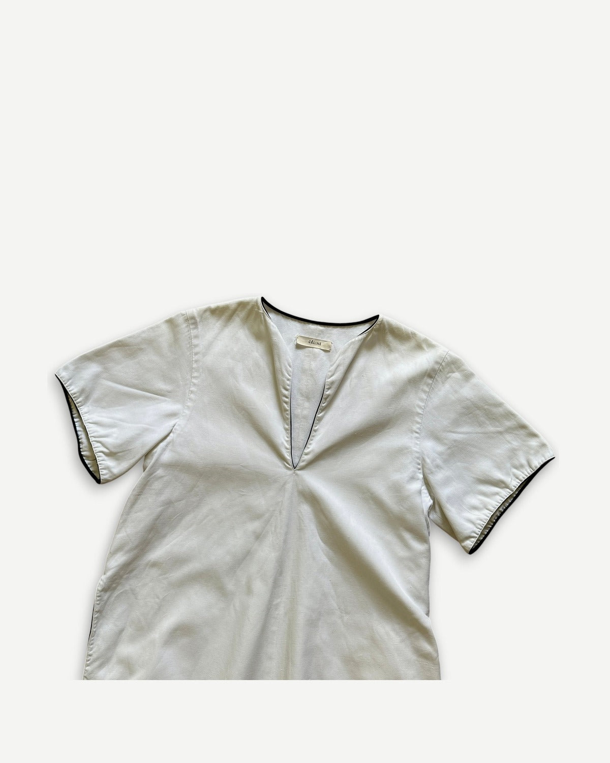 Celine by Phoebe Philo SS11 Vareuse Contrast Trimmed Dress
