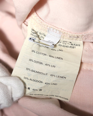 Prada Early 2000s Rose Cropped Biker Pants