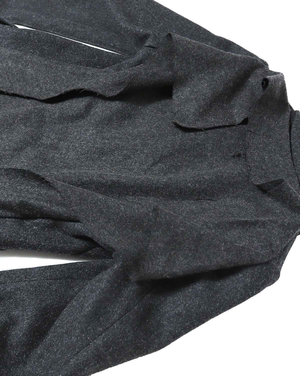 Maison Martin Margiela 90s Miss Deanna Grey Flap Wool Coat