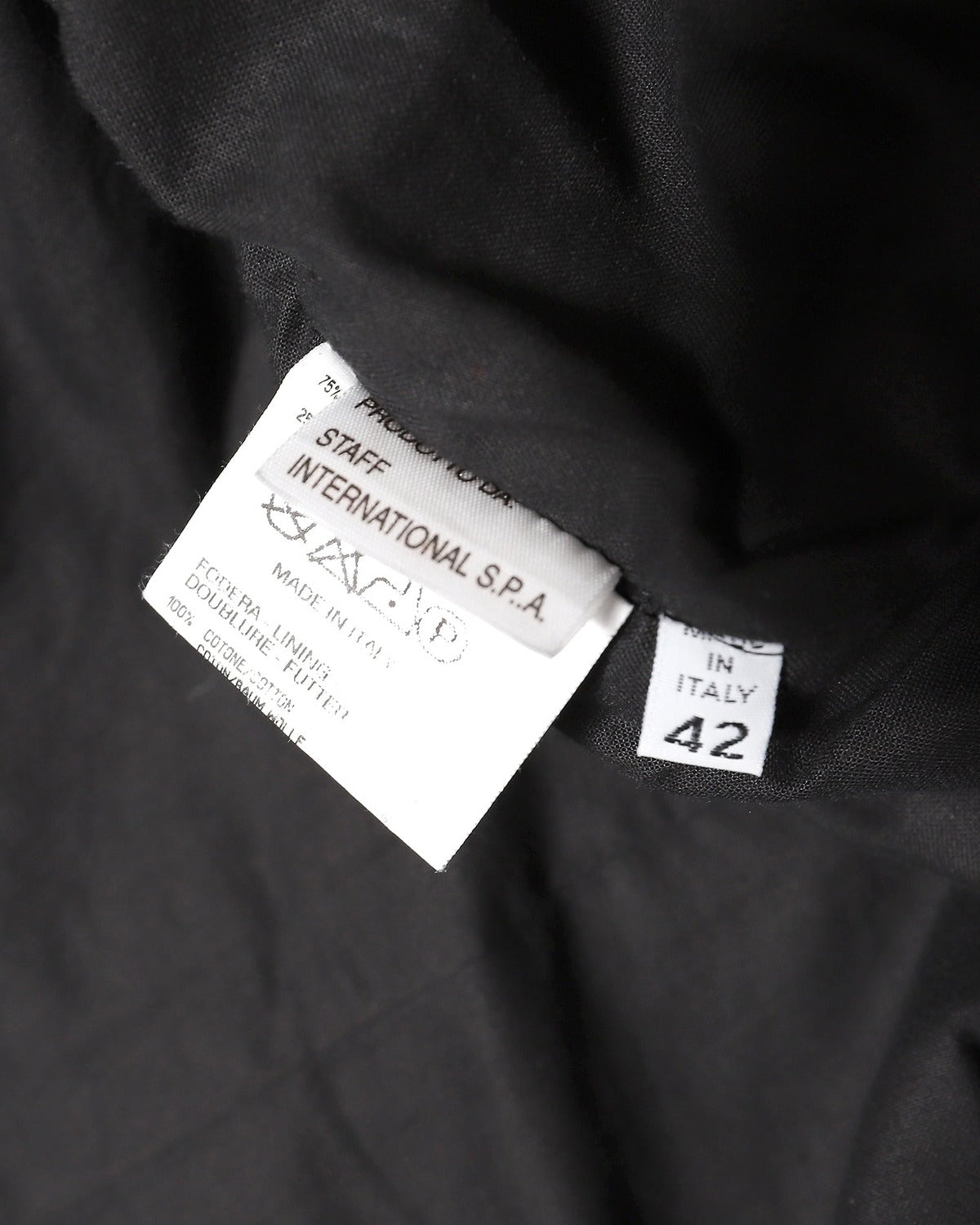 Maison Martin Margiela 90s Miss Deanna Grey Flap Wool Coat