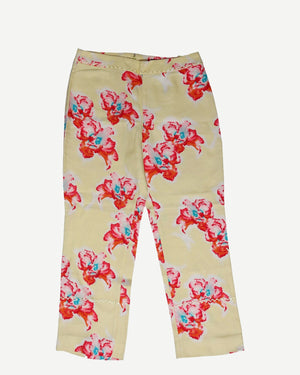 Gianni Versace 90s Flower Print Trousers