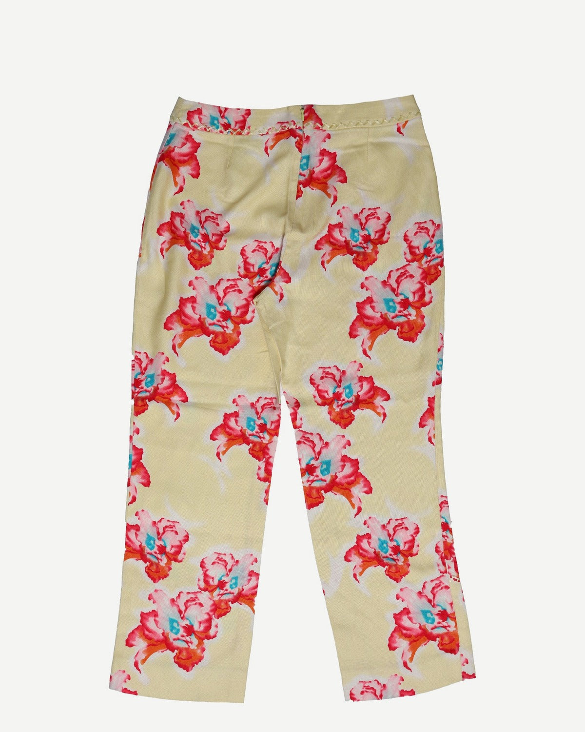 Gianni Versace 90s Flower Print Trousers