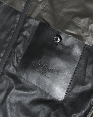 Berluti by Haider Ackermann Nylon Jacket with Leather Panels