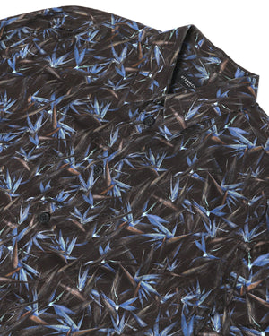 Givenchy SS12 Birds of Paradise Black/Blue Shirt