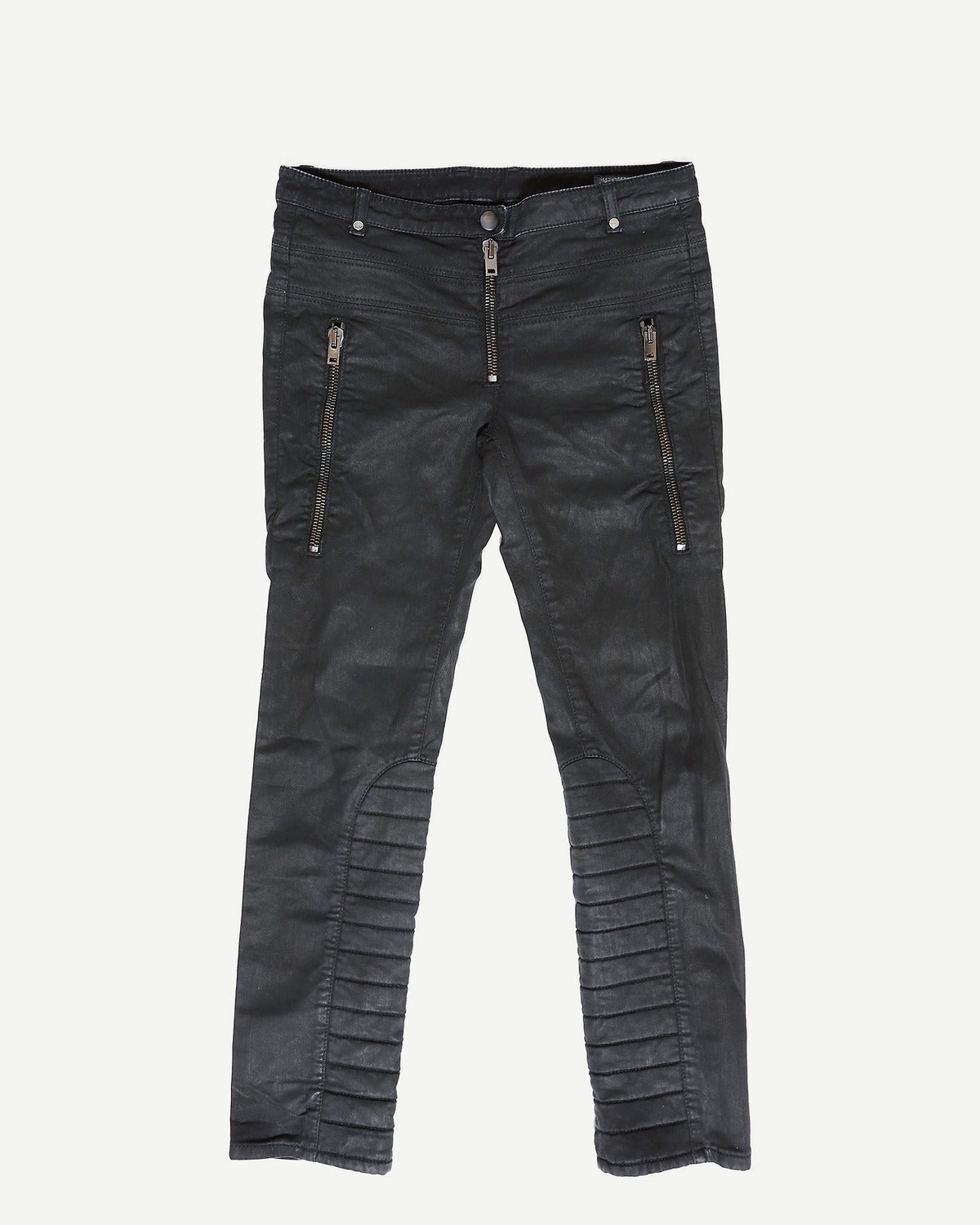 Alexander McQueen Archive Biker Paneled Pants