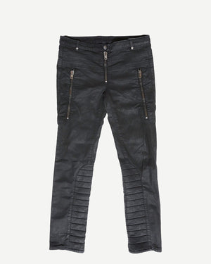 Alexander McQueen Archive Biker Paneled Pants