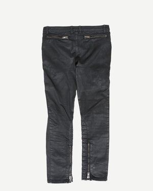 Alexander McQueen Archive Biker Paneled Pants