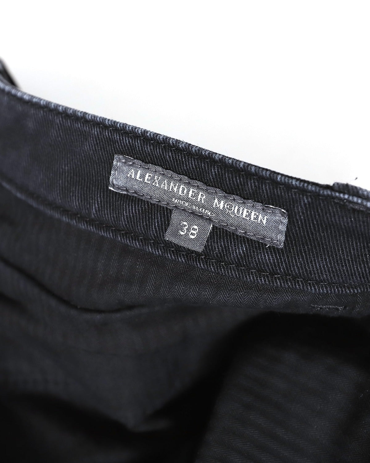 Alexander McQueen Archive Biker Paneled Pants