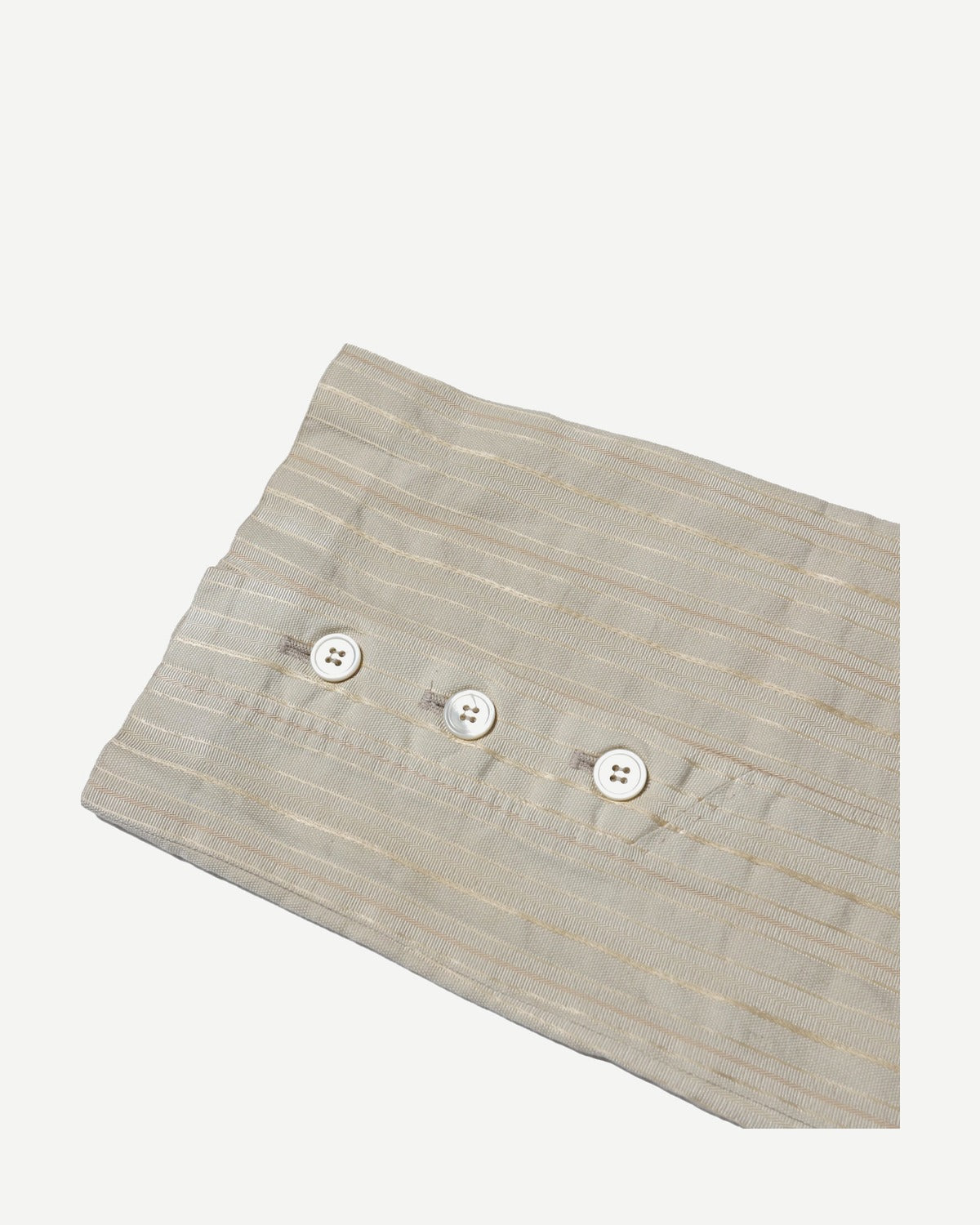 Alexander McQueen 90s Double Waistband Striped Pants
