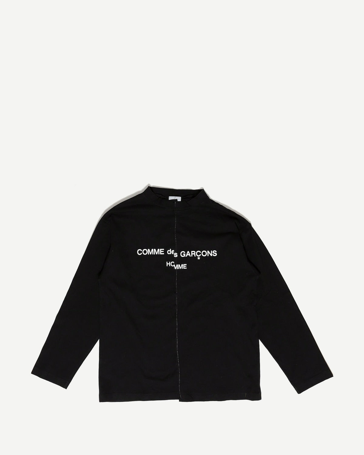 Comme des Garcons Homme FW93 Reconstructed Split Logo Longsleeve