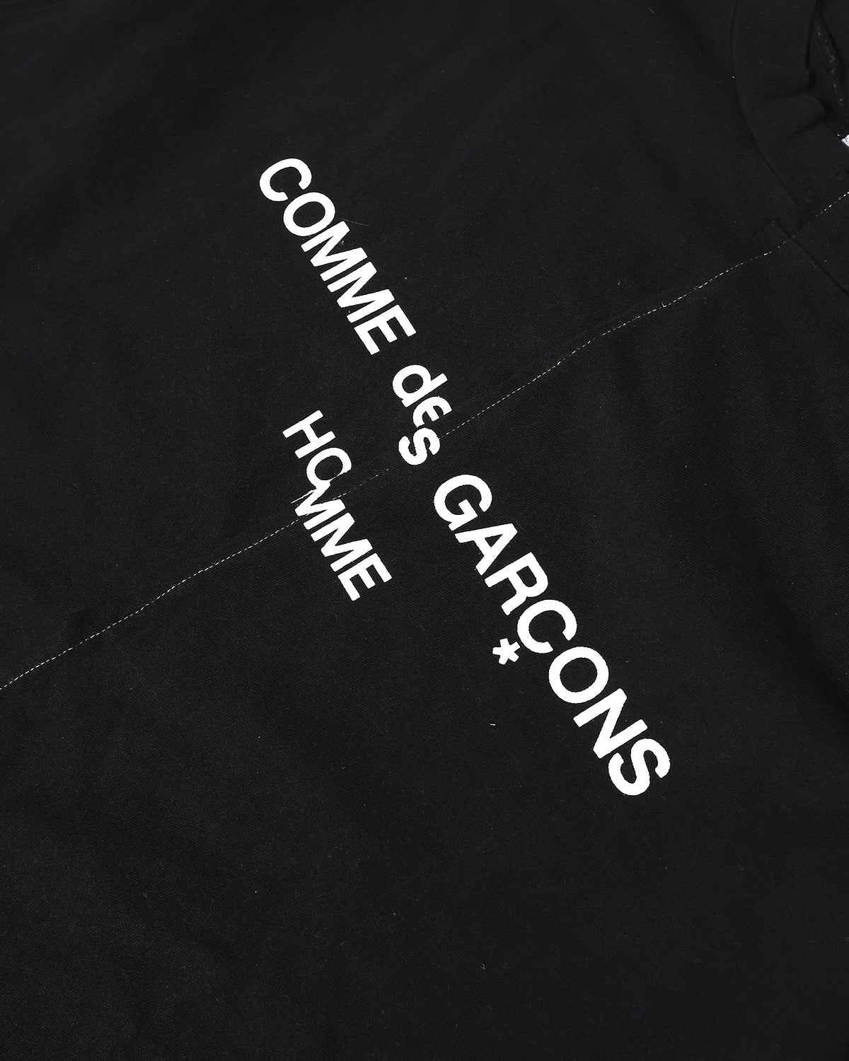 Comme des Garcons Homme FW93 Reconstructed Split Logo Longsleeve