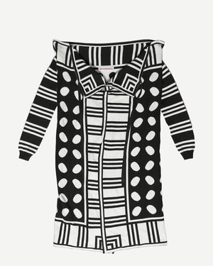 Walter Van Beirendonck 90s Geometric Knit Dress