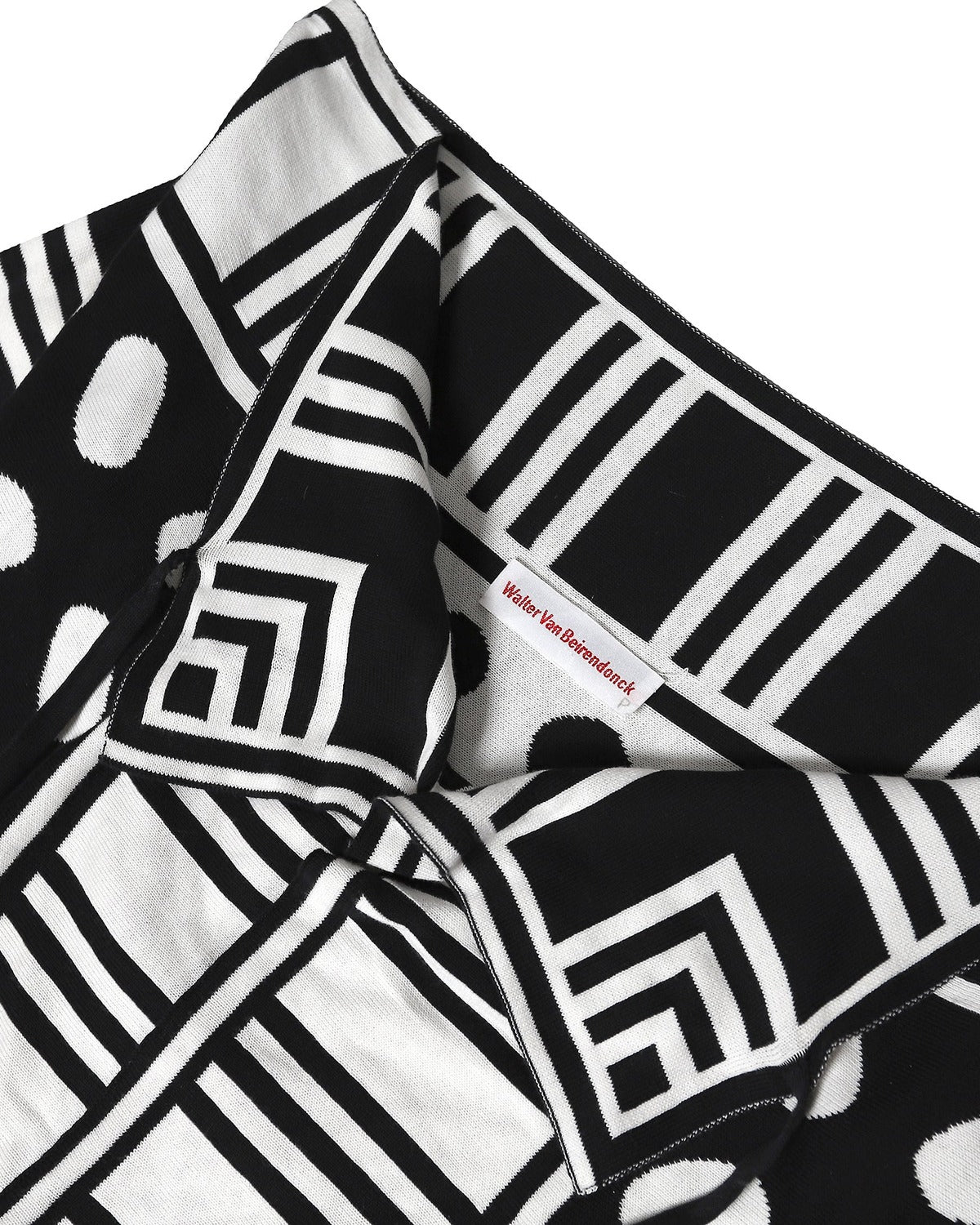 Walter Van Beirendonck 90s Geometric Knit Dress