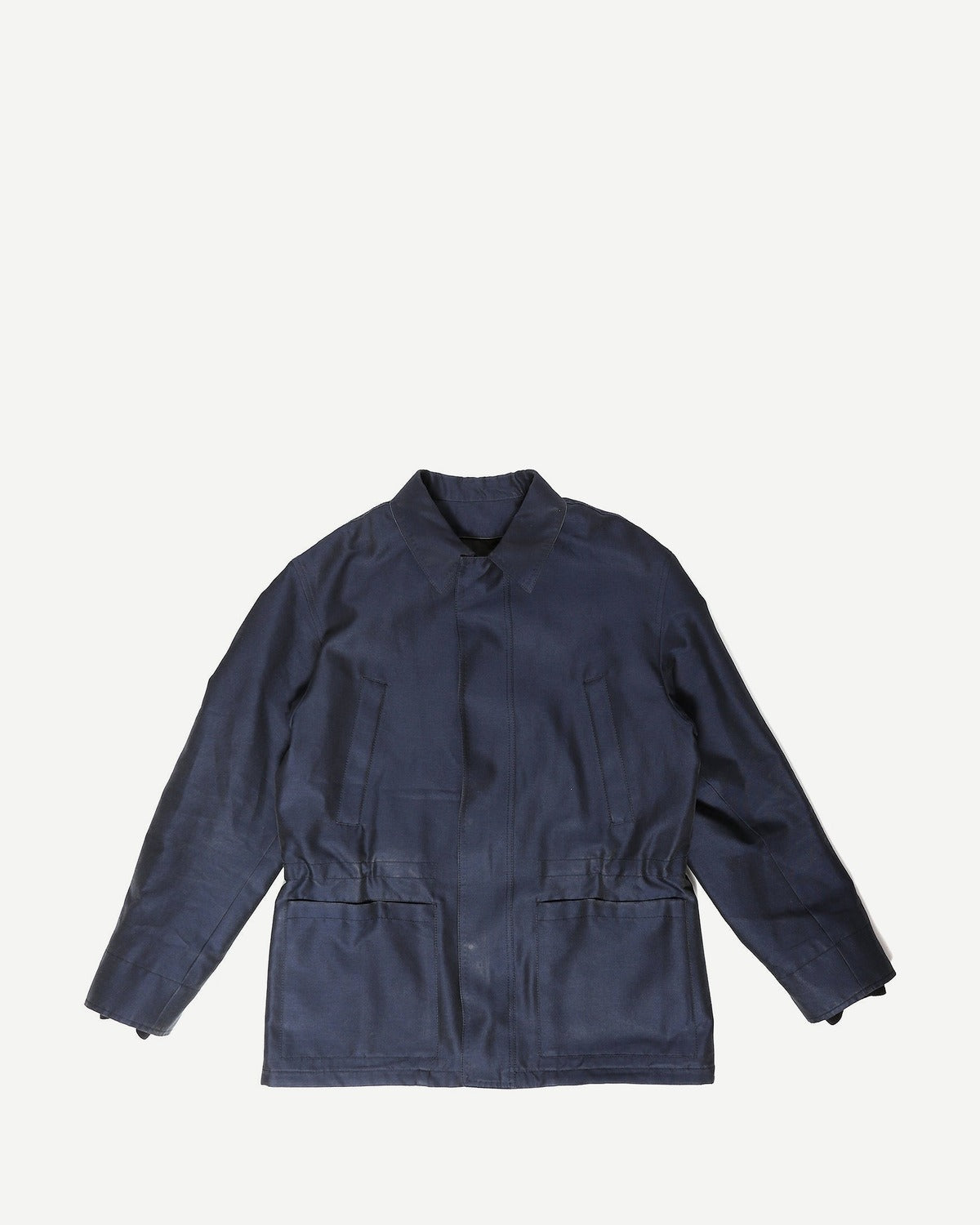Berluti by Haider Ackermann FW18 Navy Overcoat