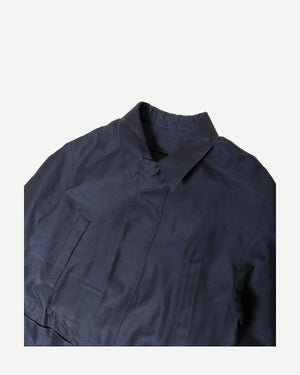 Berluti by Haider Ackermann FW18 Navy Overcoat