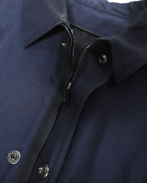 Berluti by Haider Ackermann FW18 Navy Overcoat