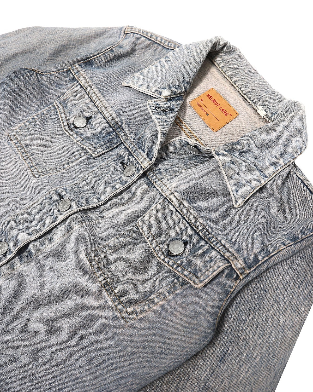 Helmut Lang 1998 Washed Blue Denim Jacket