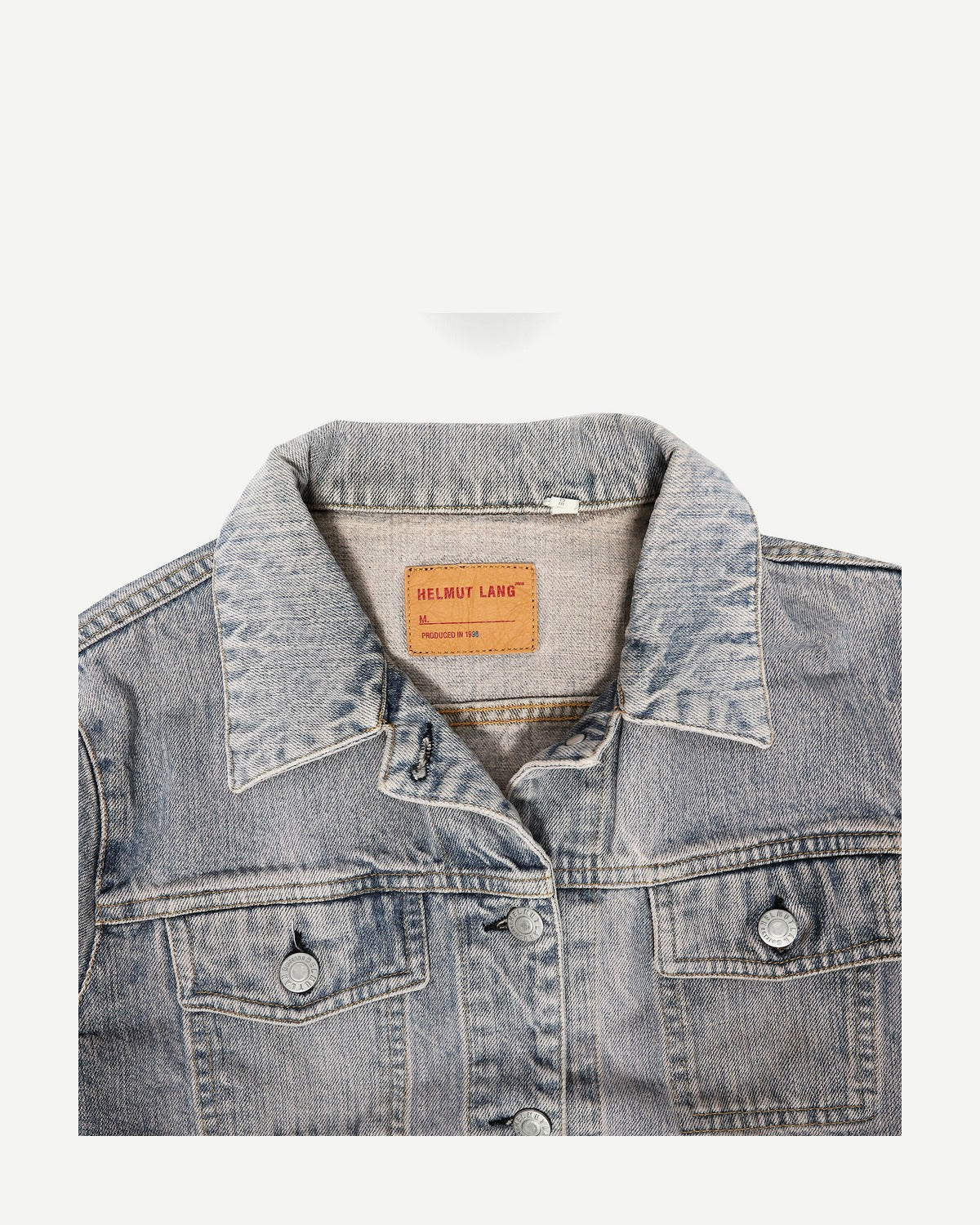 Helmut Lang 1998 Washed Blue Denim Jacket
