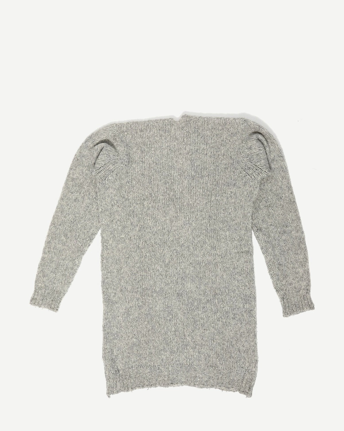 Maison Martin Margiela FW98 Flat Collection Oversized Grey Knit Sweater