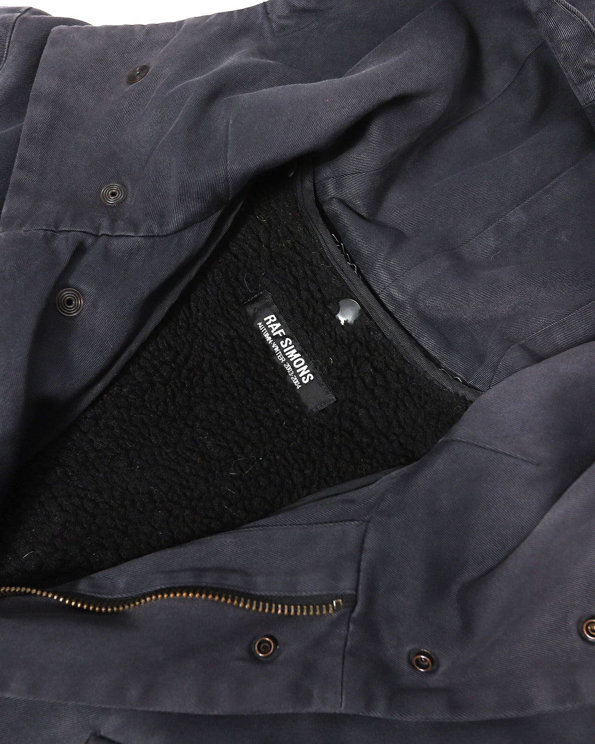 Raf Simons AW03 Peter Saville Patched Closer Parka