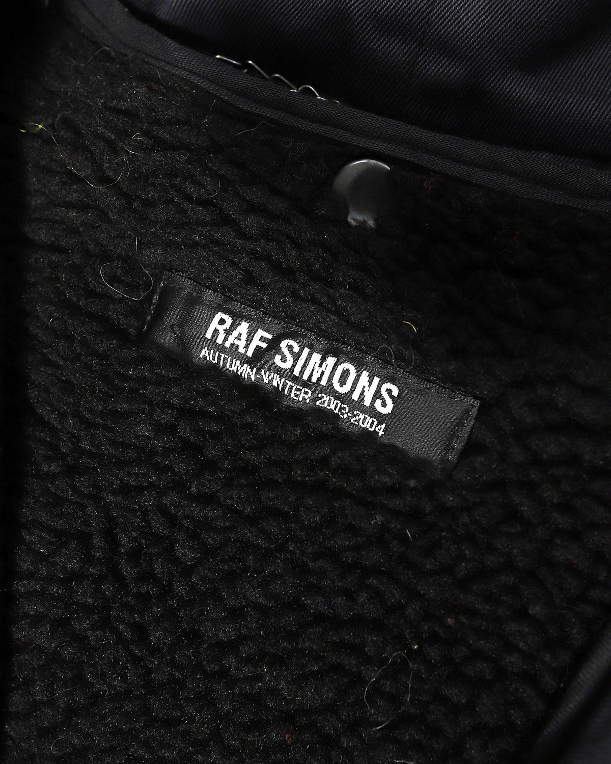 Raf Simons AW03 Peter Saville Patched Closer Parka