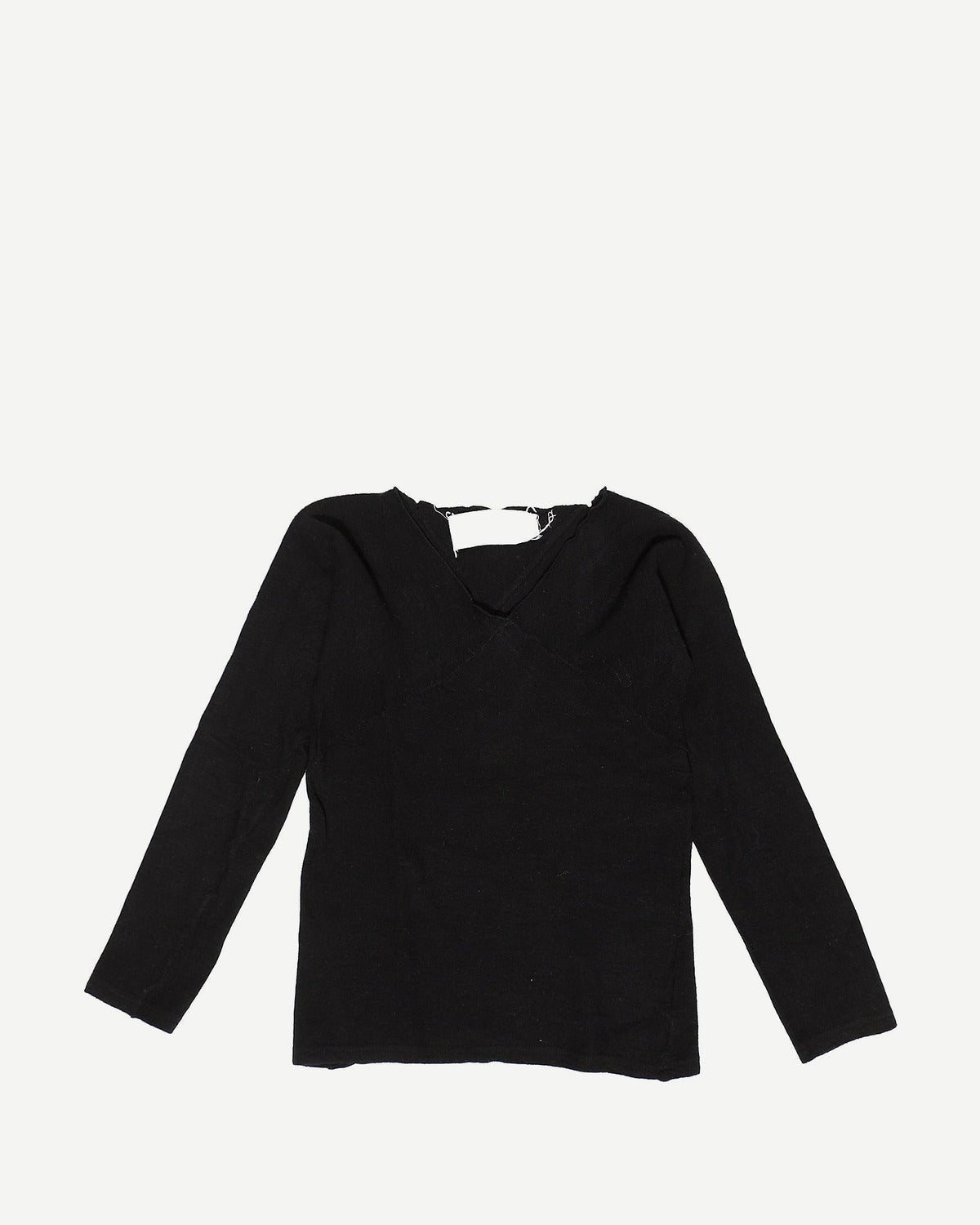 Maison Martin Margiela 90s Black Miss Deanna Knit Sweater