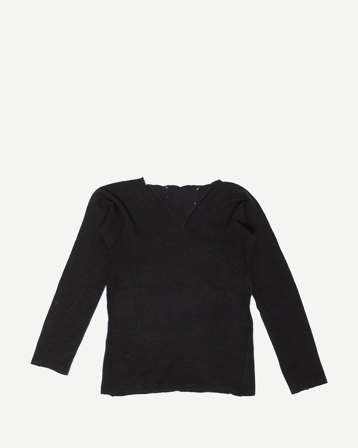 Maison Martin Margiela 90s Black Miss Deanna Knit Sweater