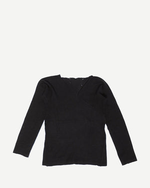 Maison Martin Margiela 90s Black Miss Deanna Knit Sweater
