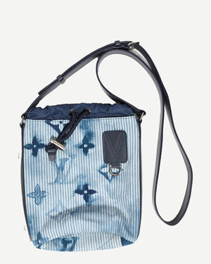 Louis Vuitton SS21 Blue Watercolor Shoulder Bag