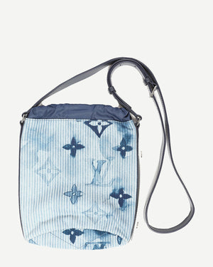 Louis Vuitton SS21 Blue Watercolor Shoulder Bag