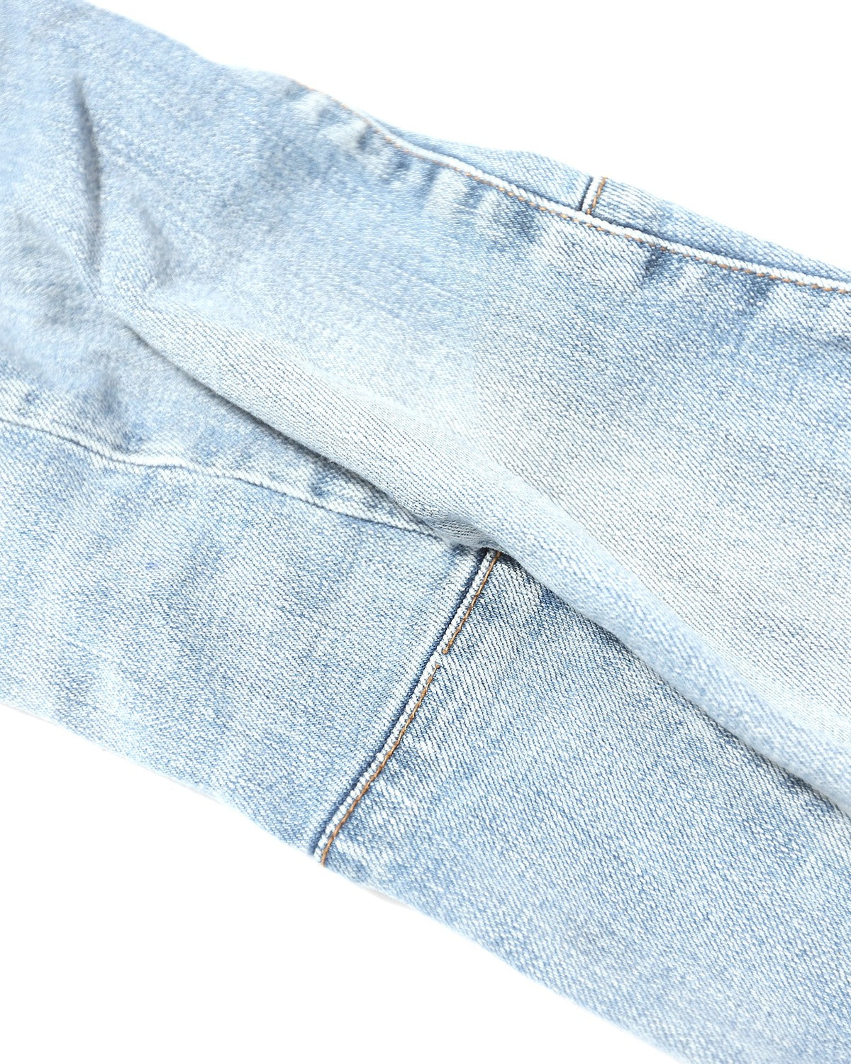 Balmain Twisted Leg Light Blue Jeans