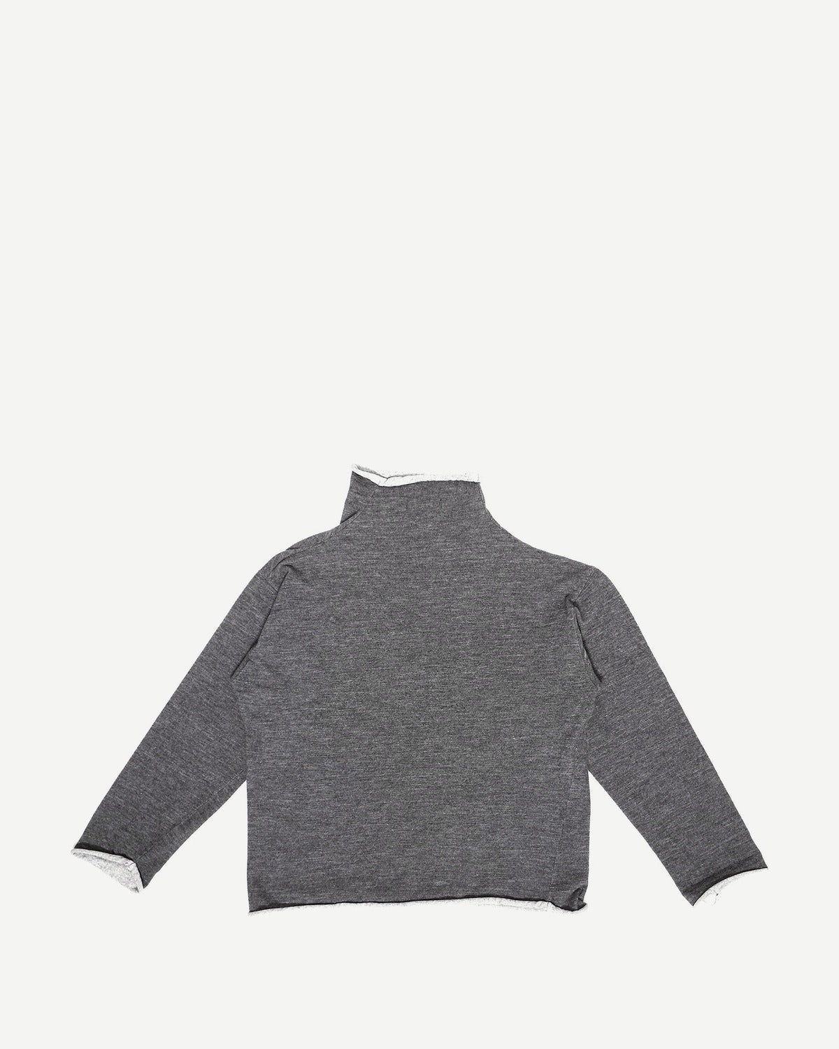 Yohji Yamamoto Rolled Up Seams Turtleneck Sweater