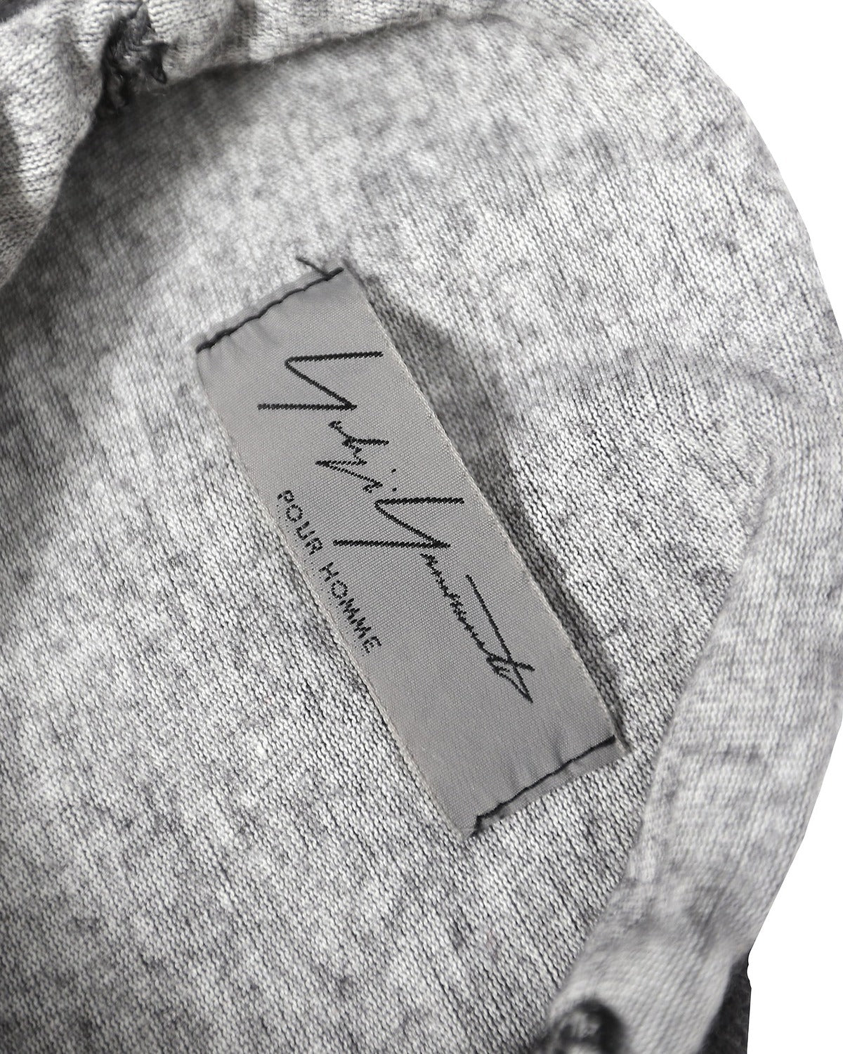 Yohji Yamamoto Rolled Up Seams Turtleneck Sweater