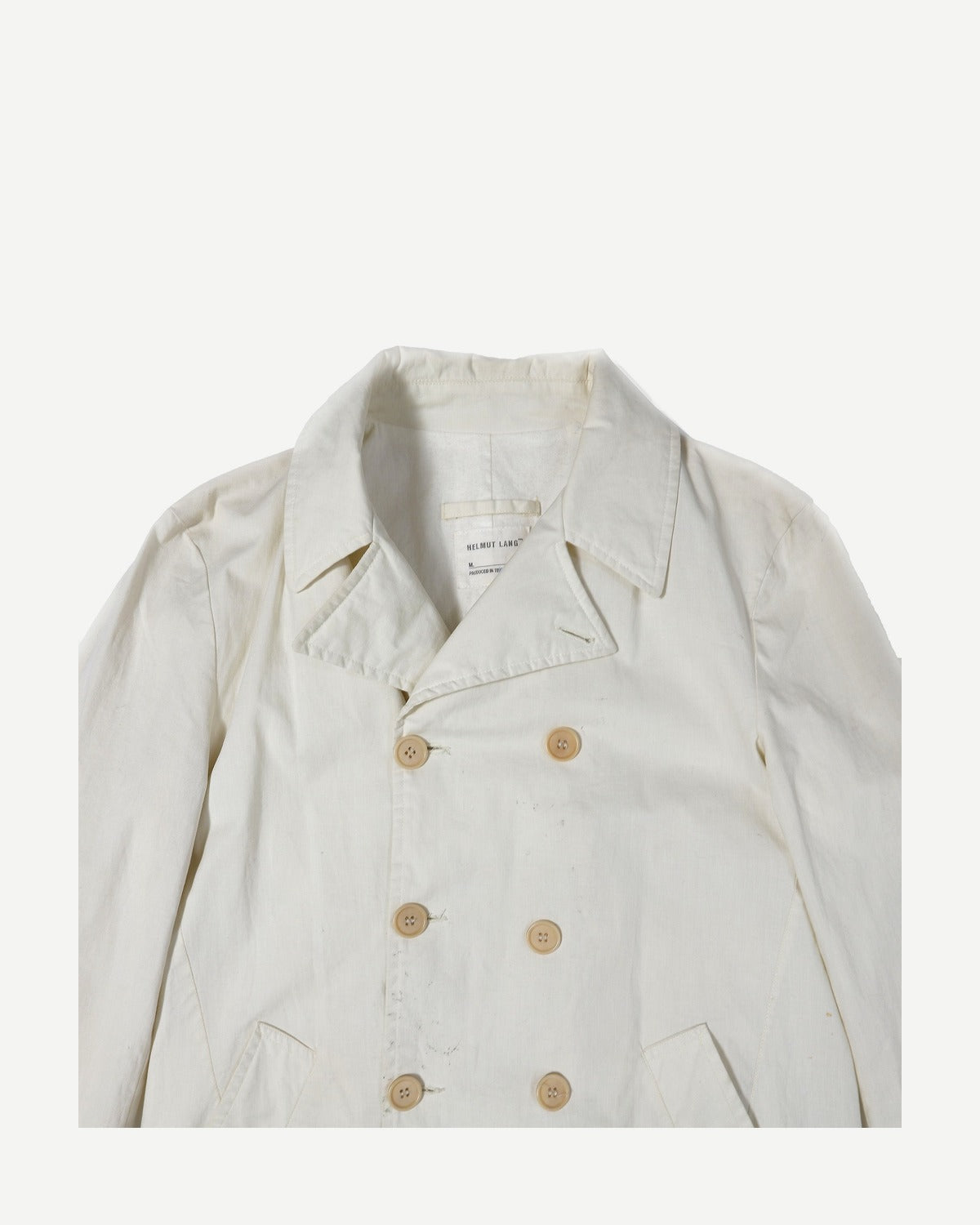 Helmut Lang FW97 Resin Stripe Coat