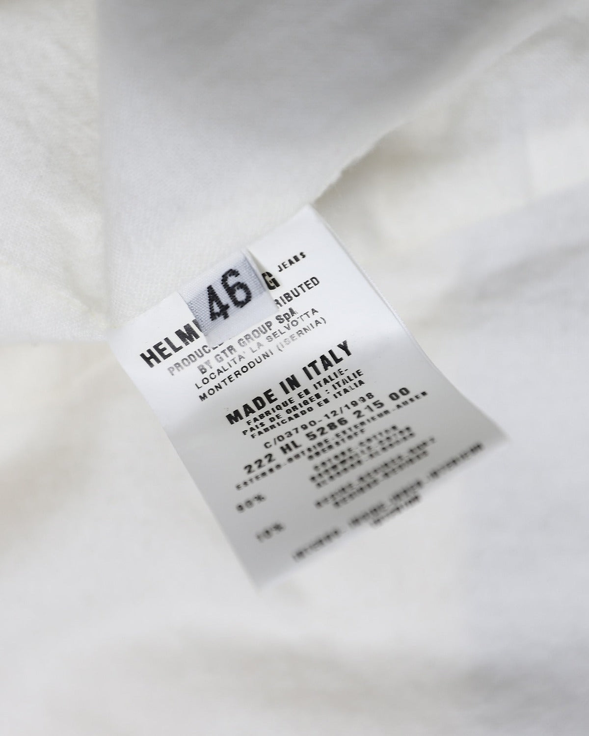 Helmut Lang FW97 Resin Stripe Coat