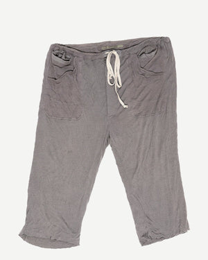 Rick Owens Lillies Silk Blend Cropped Cargo Pocket Pants