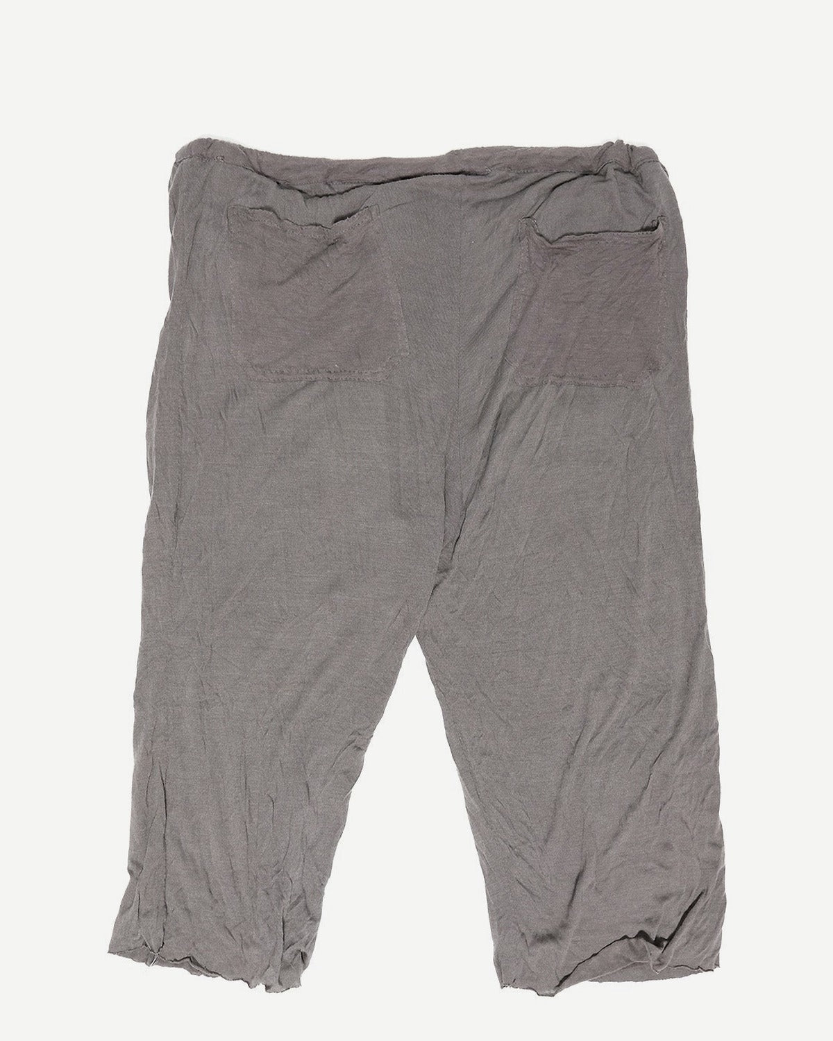 Rick Owens Lillies Silk Blend Cropped Cargo Pocket Pants