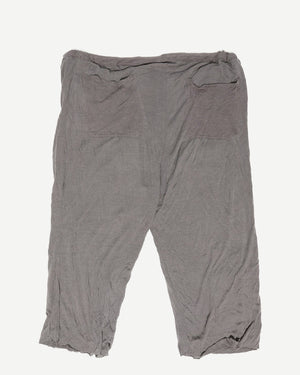 Rick Owens Lillies Silk Blend Cropped Cargo Pocket Pants