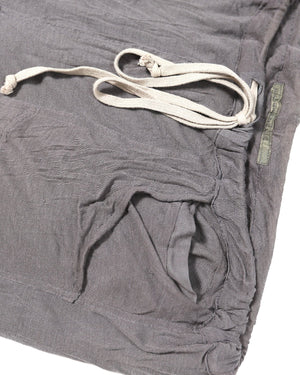Rick Owens Lillies Silk Blend Cropped Cargo Pocket Pants